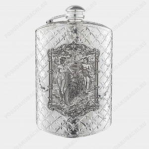 Фляга из серебра 925 пробы, 265 мл (ID 17796)