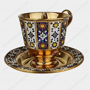 Чайная пара из серебра (ID 15085)