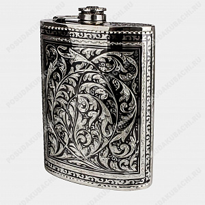 Фляга серебряная на 280 мл (ID 15198)