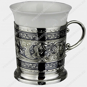 Подстаканник под эспрессо, серебро 875 пробы (ID 12564)