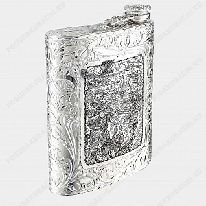 Фляга серебряная 300 мл (ID 17894)
