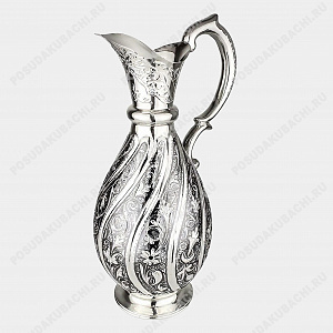 Кувшин "Винт" из серебра 1150 мл (ID 14431)