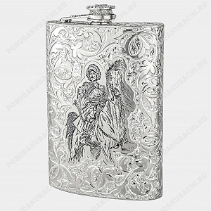 Фляга серебряная на 280 мл (ID 16242)