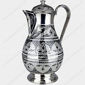 Кувшин из серебра "Восток" 1,5л (ID 12571)