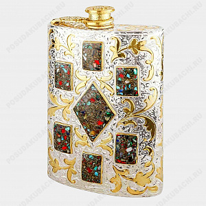 Фляга серебряная 465 мл (ID 16985)