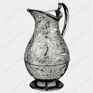 Кувшин из серебра «Пламя» на 1,5 л (ID 11507)