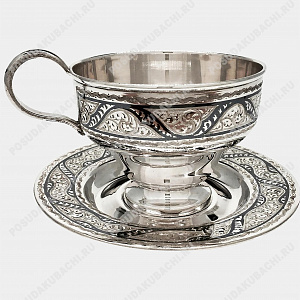 Чайная пара из серебра (ID 11066)