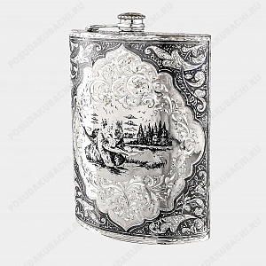 Фляга серебряная 300 мл (ID 18779)