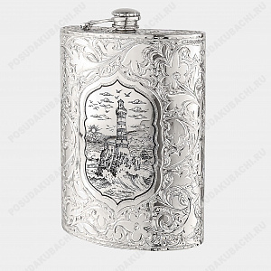 Фляга серебряная 335 мл (ID 19569)