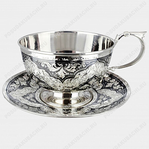 Чайная пара из серебра (ID 12598)