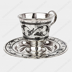 Кофейная пара из серебра (ID 11127)